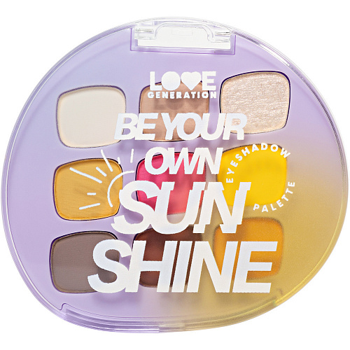 Love Generation Палетка теней для век Eyeshadow Palette (be your own sunshine)
