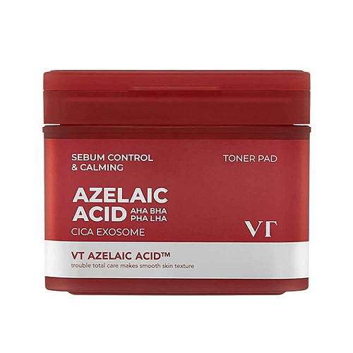 VT Cosmetics Тонер-пэды с азелаиновой кислотой Az Care Toner Pad, 60 шт