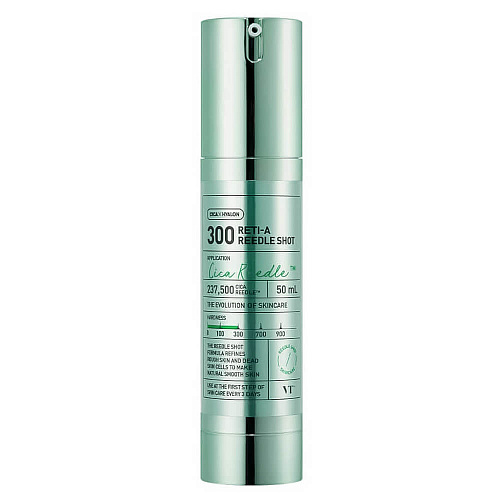 VT Cosmetics Интенсивная бустер-сыворотка с микроиглами и ретинолом Reti-A Reedle Shot 300, 50 мл