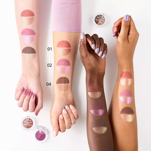 ESSENCE Тени для век двойные Soft Touch Duo Eyeshadow, 1,8 гр (01 Bronze Beauty)
