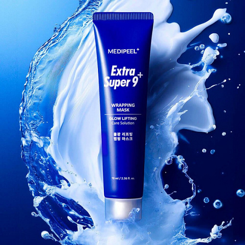 MEDI-PEEL Маска-плёнка c кислотами Extra Super 9 Plus Water Glow Lifting Wrapping Mask, 70 мл