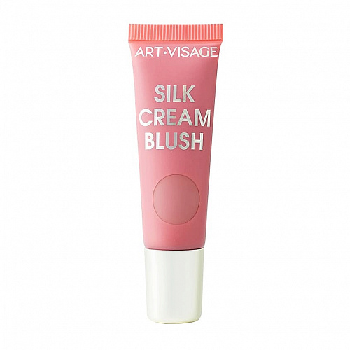 Art-Visage Румяна кремовые с сатиновым финишем Silk cream blush, 3,8 г (431 Холодный розовый)