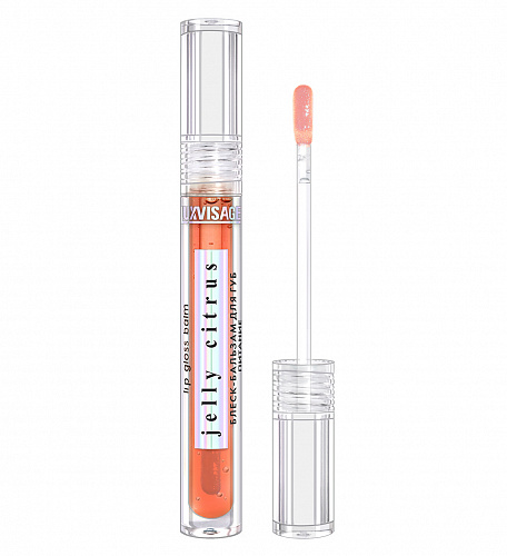 LUXVISAGE Блеск-бальзам для губ JELLY CITRUS питание, 2,9 г (CITRUS)
