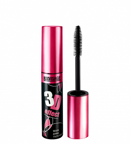 LUXVISAGE Тушь для ресниц 3D эффект Объем-Длина-Ультра, 10 гр черная