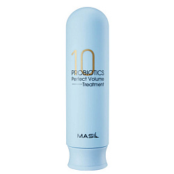 MASIL Бальзам-маска для увеличения объема волос с пробиотиками 10 PROBIOTICS PERFECT VOLUME TREATMENT, 300 мл
