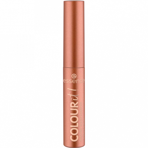 ESSENCE Подводка для глаз с эффектом металлик Colour it! metallic liquid liner, 01 Burnished Bronze