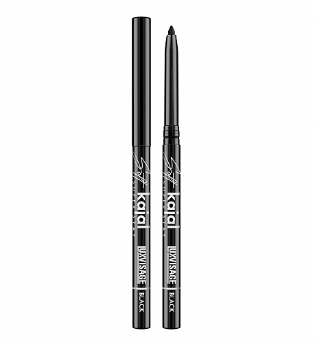 LUXVISAGE Карандаш-каял для глаз механический Soft kajal super stay, 0,25 гр (Black)