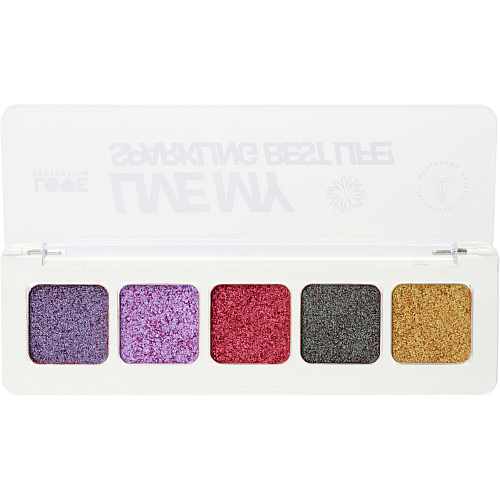Love Generation Палетка дуохромных теней для век Duochrome Eyeshadow Palette (Live my sparkling best life. 01)