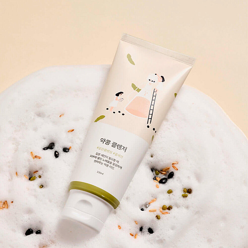 Round Lab Питательная пенка-скраб для умывания с соей Soybean Cleanser, 150 мл