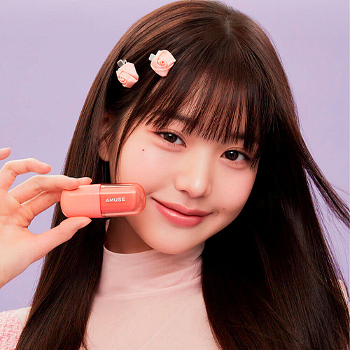 AMUSE Глянцевый тинт-плампер для губ Bebe Tint, 3,8 г (08 Grape Babe)