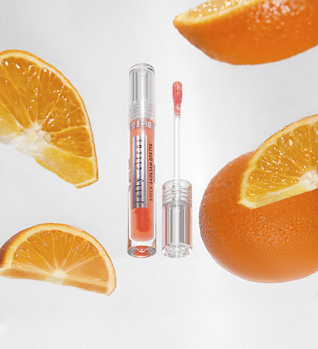 LUXVISAGE Блеск-бальзам для губ JELLY CITRUS питание, 2,9 г (CITRUS)