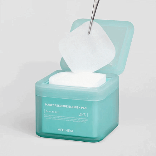 Mediheal Успокаивающие тонер-пэды с мадекассосидом Madecassoside Blemish Pad, 100 шт