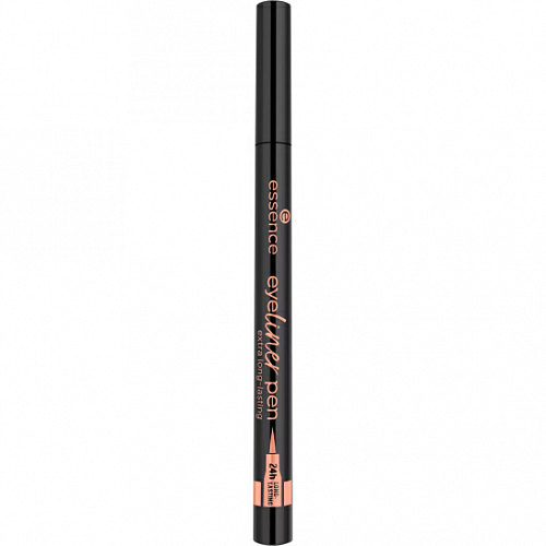 ESSENCE Подводка-фломастер для глаз eyeliner pen extra long-lasting, 1 мл (010 Blackest Black)