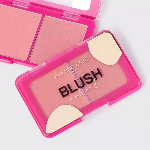 VIVIENNE SABO Палетка румян Blush Naturel Palette, 6 г (01 · Нежно- розовый)