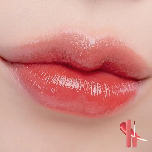 Rom&nd Глянцевый увлажняющий тинт для губ Dewyful Water Tint, 5 г (01 In Coral)