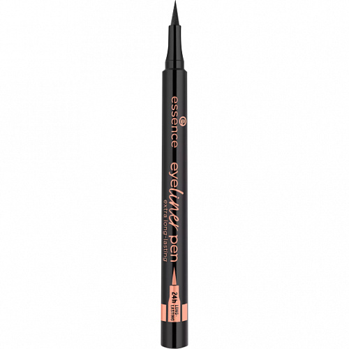 ESSENCE Подводка-фломастер для глаз eyeliner pen extra long-lasting, 1 мл (010 Blackest Black)