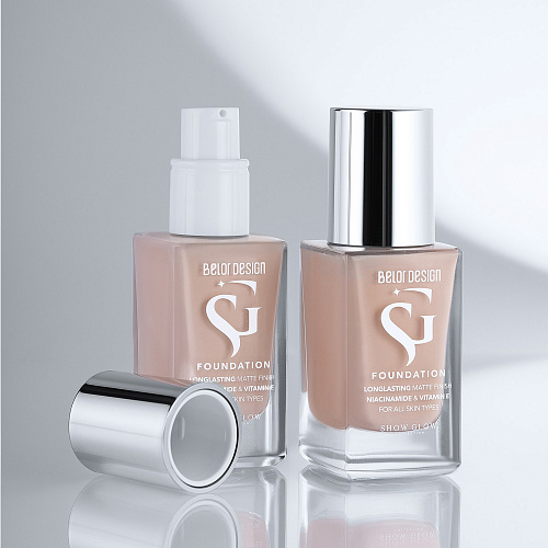 BELOR DESIGN Тональный крем Show Glow Fitfinity, тон 12 dark