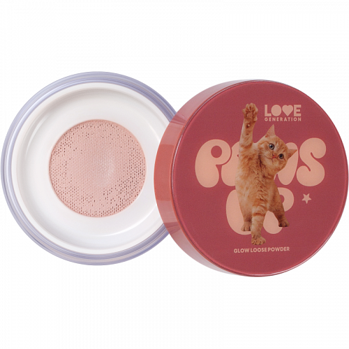 Love Generation Пудра рассыпчатая с сиянием Paws Up 01, 6 гр