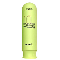 MASIL Бальзам-маска для волос против перхоти с яблочным уксусом и пробиотиками 10 PROBIOTICS APPLE VINEGAR TREATMENT, 300 мл