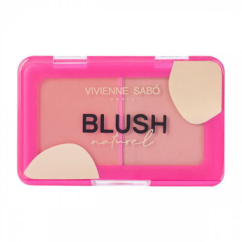 VIVIENNE SABO Палетка румян Blush Naturel Palette, 6 г (01 · Нежно- розовый)
