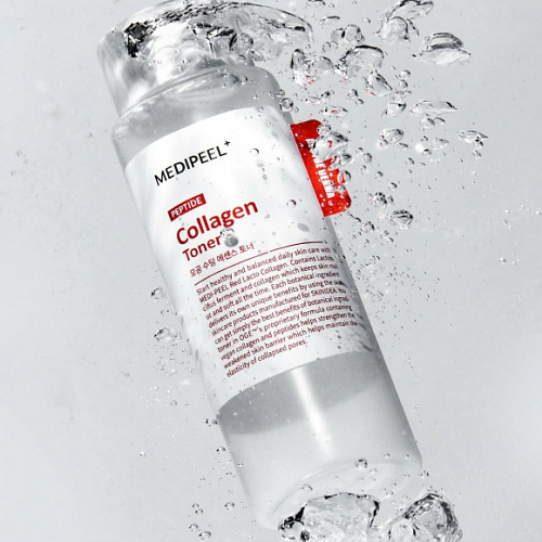MEDI-PEEL Успокаивающий тонер с коллагеном, лактобактериями и пептидами Red Lacto Collagen Soothing Essence Toner, 200 мл
