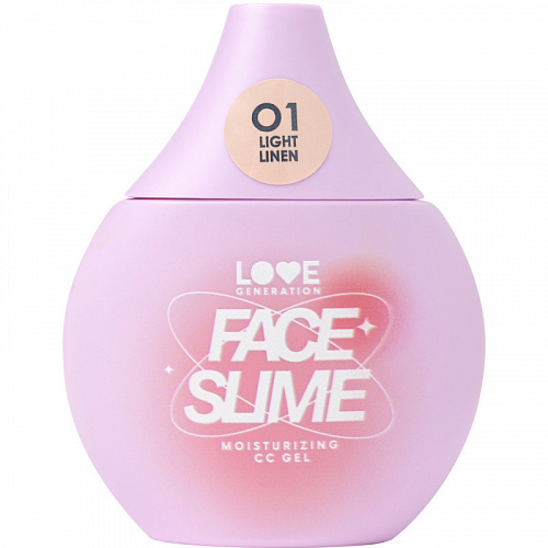 Love Generation Гель-CC увлажняющий Face Slime (01 Светло-бежевый, light linen)