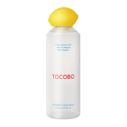 Tocobo Тонер-эксфолиант кислотный с экстрактом лимона - AHA BHA lemon toner, 150мл  sale20%