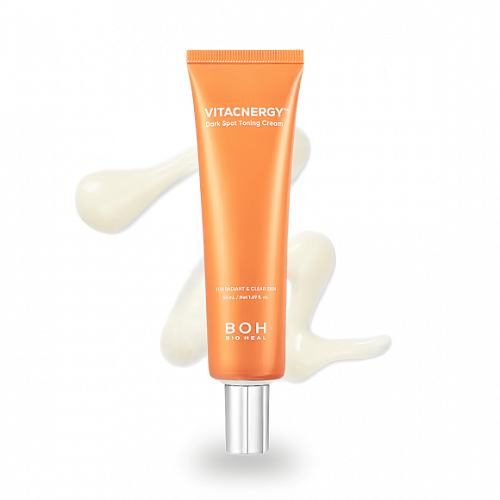 BIOHEAL BOH Осветляющий мультивитаминный крем с витамином С и ретиноатом Vitacnergy Dark Spot Toning Cream, 50 мл