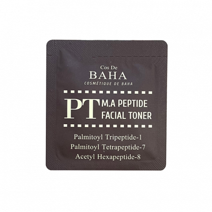 Cos De Baha Тонер для лица пептидный с матриксилом и аргирелином Peptide Toner (пробник) 1.5ml (PT)