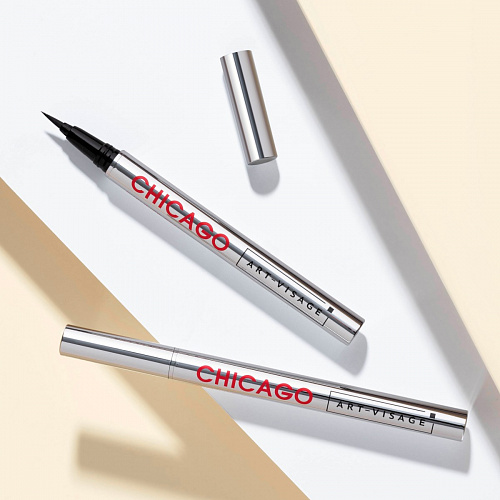 ART-VISAGE Подводка-фломастер для глаз CHICAGO, 0,7 мл (Черная)