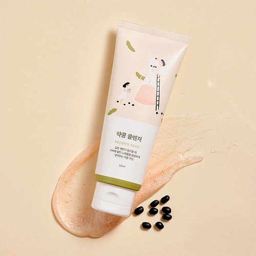 Round Lab Питательная пенка-скраб для умывания с соей Soybean Cleanser, 150 мл