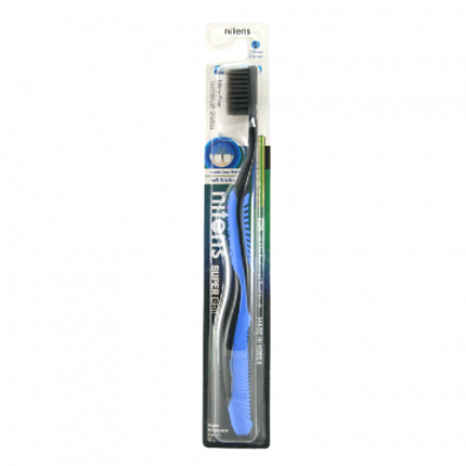 Dental Care Зубная щетка с древесным углем в «средней жесткости» в ассортименте - Toothbrush, 1шт