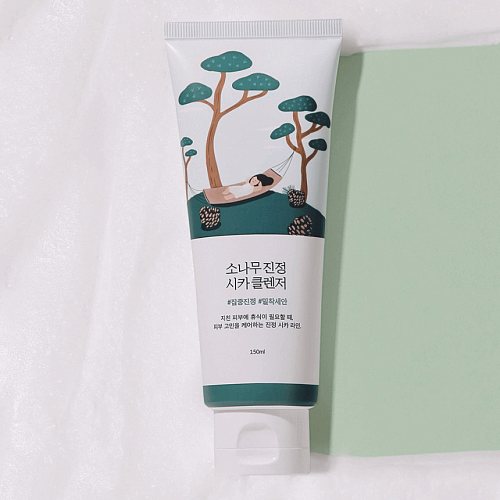 Round Lab Пенка с экстрактом сосны и центеллы для проблемной кожи Pine Calming Cica Cleanser, 150 мл