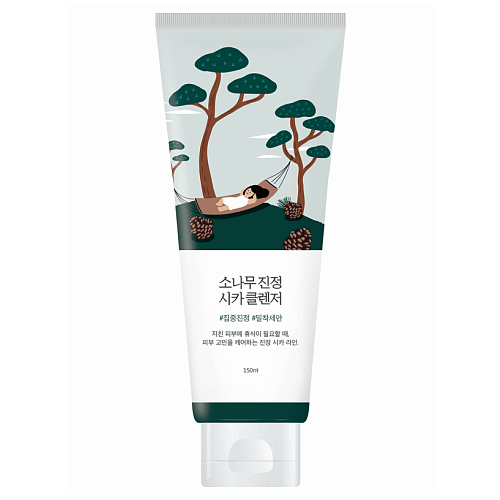 Round Lab Пенка с экстрактом сосны и центеллы для проблемной кожи Pine Calming Cica Cleanser, 150 мл
