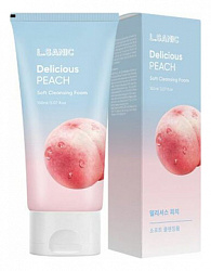L.Sanic Очищающая пенка для умывания с экстрактом персика  Delicious Peach Soft Cleansing Foam, 150 мл