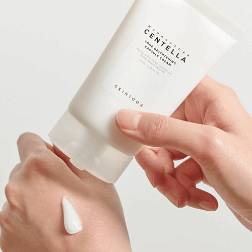 SKIN1004 Крем для лица с центеллой осветляющий - Madagascar centella tone brightening capsule cream, 75 мл