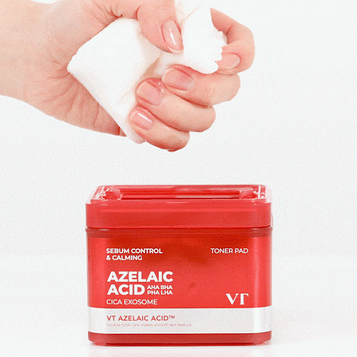 VT Cosmetics Тонер-пэды с азелаиновой кислотой Az Care Toner Pad, 60 шт