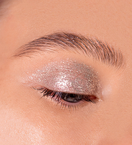 LUXVISAGE Тени для век жидкие Glitter Rock, 3 гр (301 Silver Rain)