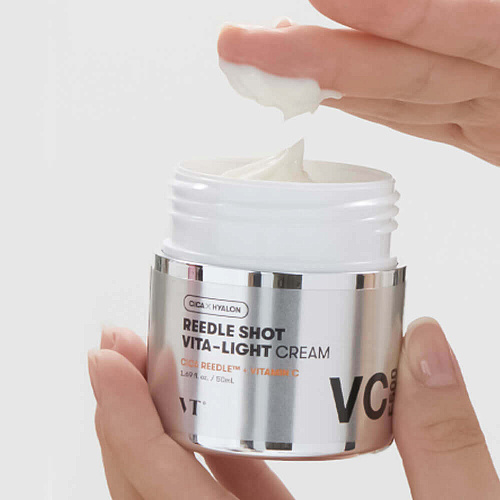VT Cosmetics Осветляющий крем с микроиглами, витамином E и С Reedle Shot Vita-light Cream, 50 мл