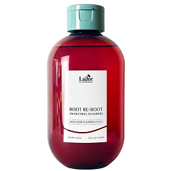 LADOR Шампунь от выпадения и для роста волос с эксрактом женшеня, дрожжей и биотином Root Re-Boot Awakening Shampoo Red Ginseng & Beer Yeast, 300 мл