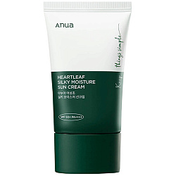 ANUA Успокаивающий солнцезащитный крем с хауттюйнией Heartleaf Silky Moisture Sun Cream SPF50+, 50 мл