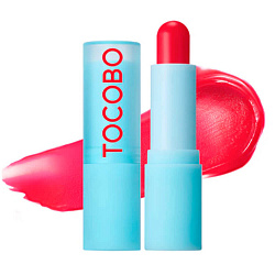 Tocobo Бальзам для губ увлажняющий глянцевый оттеночный - Glass tinted lip balm 011 flush cherry, 3.5г