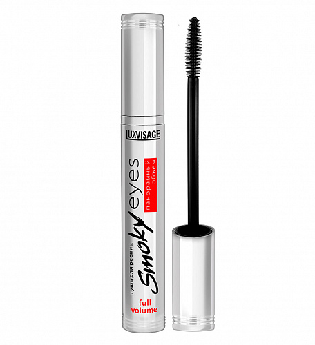 LUXVISAGE Тушь для ресниц Smoky eyes Панорамный объем, 7 гр черная