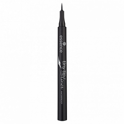 ESSENCE Подводка для глаз Waterproof eyeliner Tiny tip liner, 01 Deep black глубокий черный