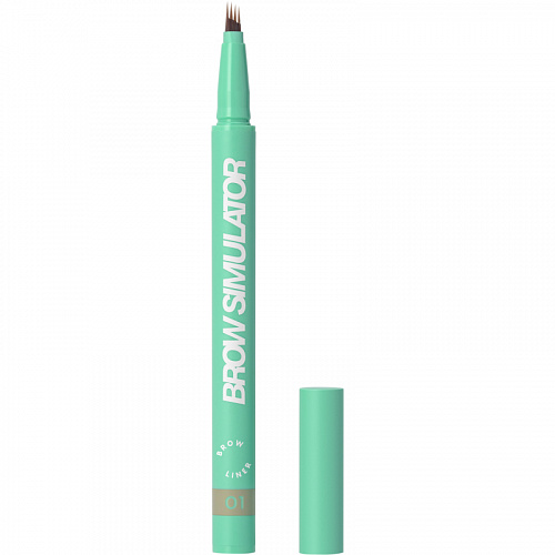 Love Generation Лайнер для бровей Brow Liner "Brow Simulator" (01 Brow flick Светло-коричневый)