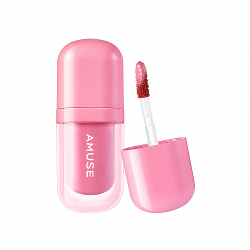 AMUSE Глянцевый тинт-плампер для губ Bebe Tint, 3,8 г (08 Grape Babe)