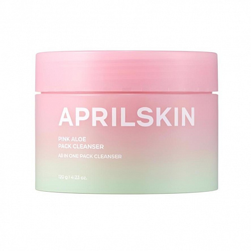 APRILSKIN Гидрофильный бальзам-пенка c розовым алоэ pink aloe pack cleanser, 120 мл