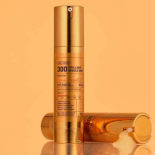 VT Cosmetics Интенсивная бустер-сыворотка с микроиглами и витамином C Vita-Light Reedle Shot 300, 50 мл