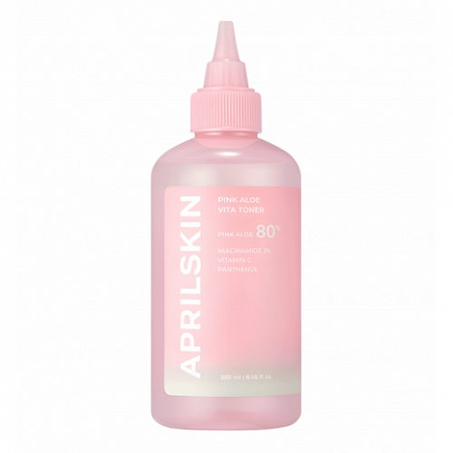 APRILSKIN Тонер для лица с розовым алоэ pink aloe vita toner, 250 мл