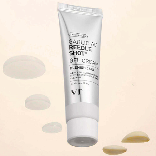 VT Cosmetics Матирующий гель-крем с микроиглами и чесноком Garlic AC Reedle Shot Gel Cream, 50 мл